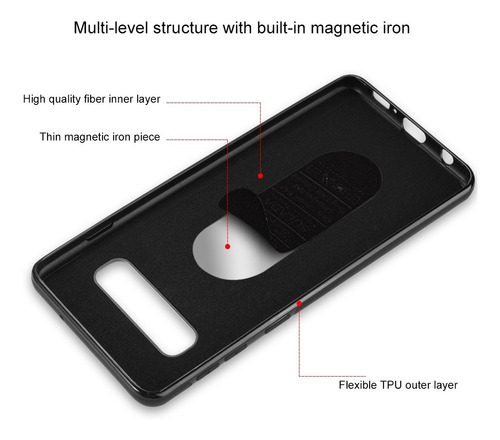 Estuche Blando Car Serie Tpu Succion Magnetica Galaxy