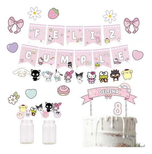 Kit Imprimible Personalizado Sanrio Kitty Kuromi My Melody