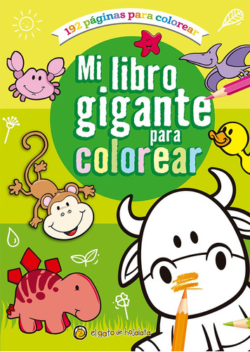 Mi Libro Gigante Para Colorear - Verde - El Gato De Hojalata