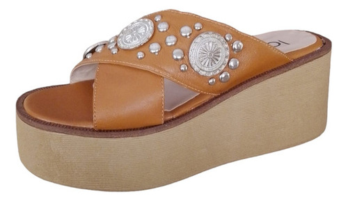 Sandalias Corre Lola Mujer Cuero Talle 36 Art273