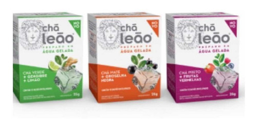 Chá Leão 10 Sachês Agua Gelada -super Refrescante-