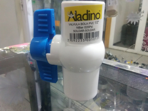 Válvula De Bola Pvc 1/2 Pulgada Soldar Agua Fría Alta Presió