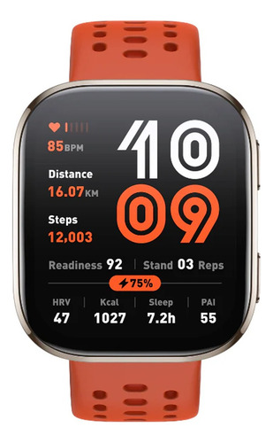 Smartwatch Amazfit Bip 6 Gps 50mts Red Vermelho Rosa-pálido Mesh Vermelho Rosa-pálido