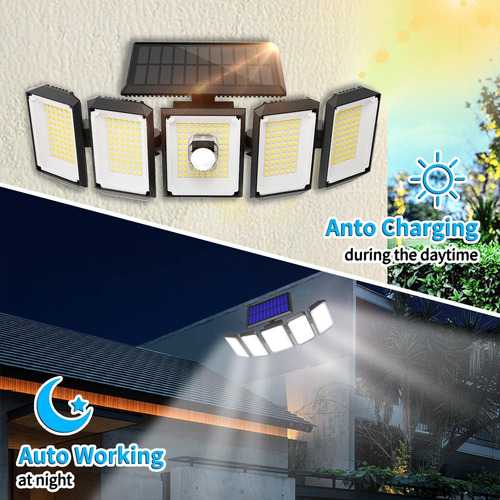 Led Luces Solares Con Sensor De Movimiento For Exteriores