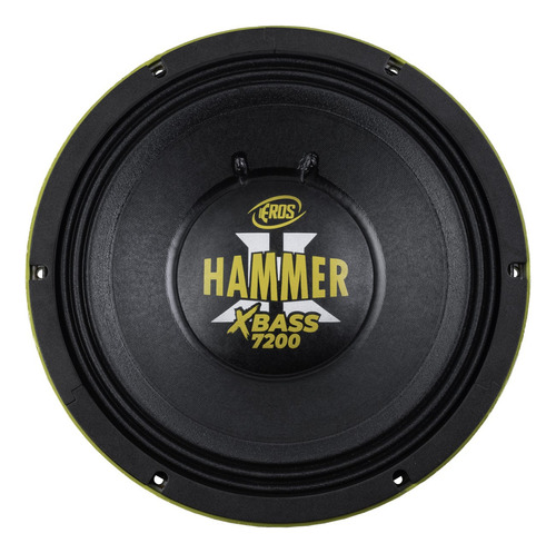 Alto Falante Eros Hammer 7200 Xbass 12  7.2k 3600w 4 Ohms