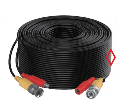 Cable Siames Para Camaras Seguridad Cctv 20 Metros Bnc Enrgi