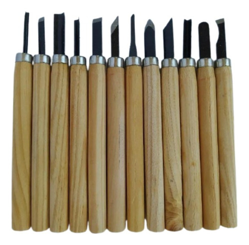 Gubias Para Tallar Madera | Manualidades Set X 12 