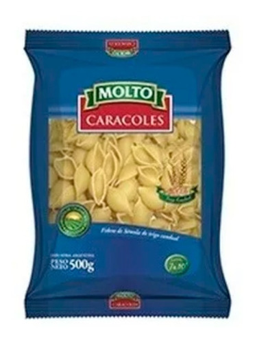 Fideo Molto Caracoles 500 Gr