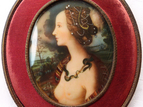 Monijor62-antigua Coleccion 2 Marcos C/camafeo Central Pintu (Usado)