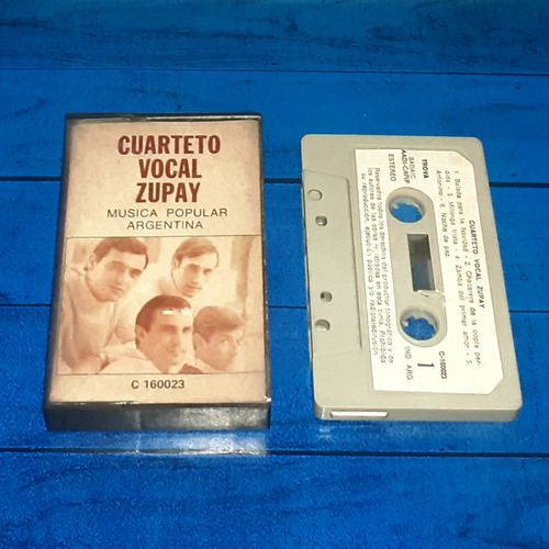 Cuarteto Vocal Zupay Cassette Arg Maceo-disqueria