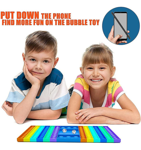 1 Pieza Gigante Simples Dimple Fidget Cube Juguete Pop It