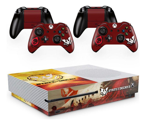 Skin Adesivo Protetor X Box One S E Controles State Of Decay