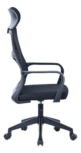 Silla Oficina Gerencial Escritorio Ergonomica Giratoria Color Negro Material Del Tapizado Malla