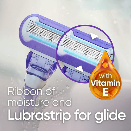 Razors Gillette Venus Extra Smooth Swirl Para Mujer, Con 4 R