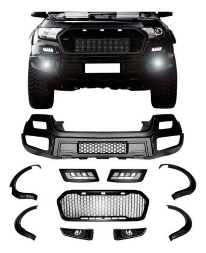 Kit Transformação Frente Ford Ranger Raptor 2017 18 19 202