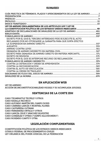 Ley De Amparo Comentada Y Correlacionada 2025