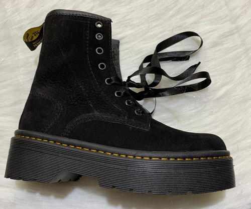 Botas Nival Doble Plaforma Negro