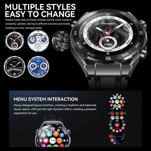 Smart Watch Hw5 Ultimate Con Pantalla De 1.52 Pulgadas Y 3 C