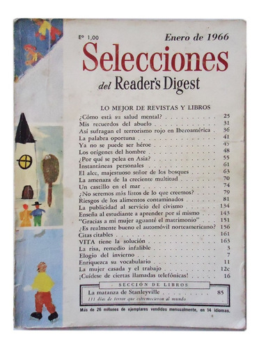 Selecciones Readers Digest De 1966