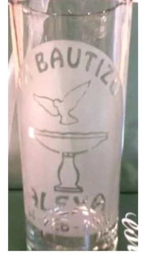 Vaso Cubero Tecnica Sandblast Para Tu Evento Social