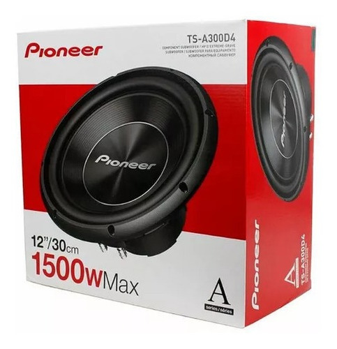 Subwoofer Pioneer 12 Pulgadas Ts-a300d4 Doble Bobina 4 Ohms