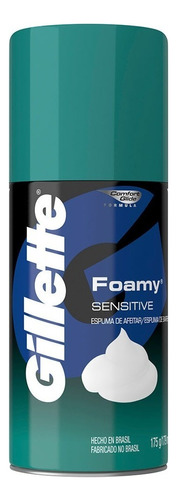 Espuma De Afeitar Gillette Foamy Sensitive 175 Gr