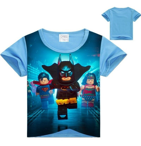Camisa Blusa Lego Batman Hobin Infantil Com Frete Barata
