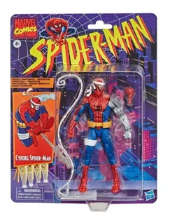 Cyborg Spider Man Marvel Legends Retro 6 Pulgadas Exclusivo