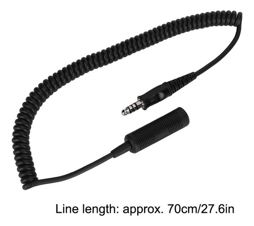 U-92a/u To U-174/u Cable De Extensión De Auriculares De Heli