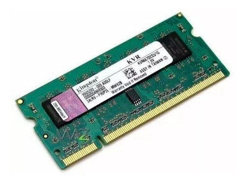 Memória RAM ValueRAM 1GB 1x1GB Kingston KVR667D2S5/1G