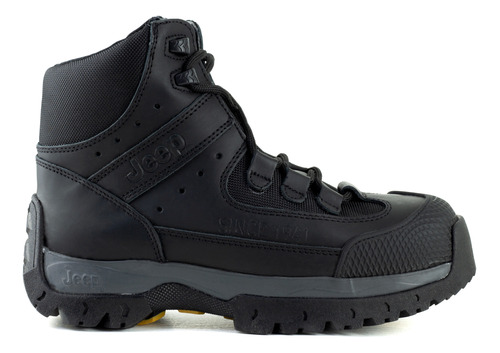 Bota Industrial Para Caballero Con Casquillo Jeep 3565 Negro