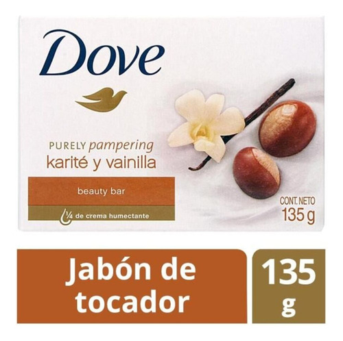Jabón Dove Barra Karite-vainill