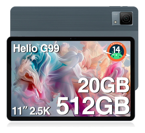 Tablet Doogee T40 Android 14 11'' 2.5k 20gb+512gb/2tb 8580ma