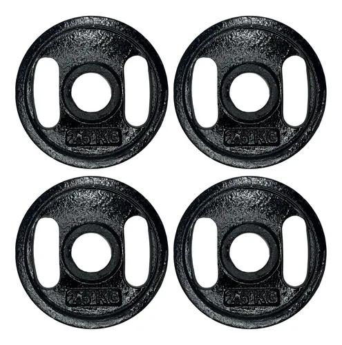Set 10kg 4 Discos Ol mpicos 2 5kg 50mm Fundici n Brest Env o