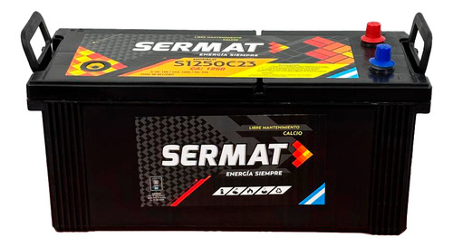 Batería 12v 180ah Sermat - Ford F250 - F350 - F600 Derecho