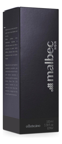 Malbec Noir Desodorante Colônia 100ml Boticario