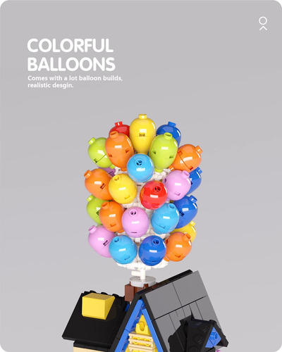 Set De Construcción Nifeliz Up Balloon House Para Adolescent