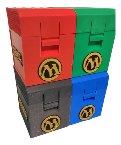 Mtg Deckbox, Magic The Gathering Caja P/guardar Cartas Imp3d