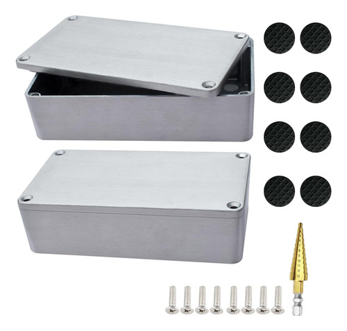 Efectos Pedal Caja De Aluminio Pantalla Guitarra Pedal Pedal