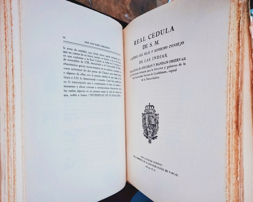 Crónica De La Real Y Literaria Universidad De Guadalajara Y (Usado)