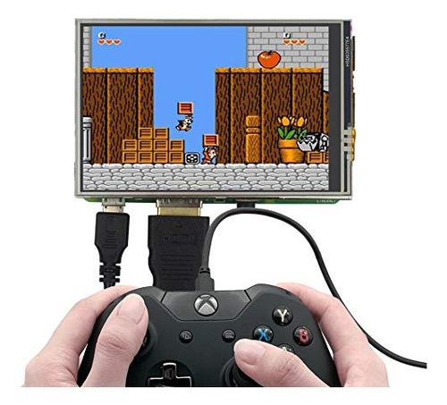 Para Raspberry Pi 3 B+, Pantalla Táctil De 3,5 Pulgadas Con