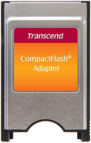 Transcend Pcmcia Ata Adaptador Para Tarjeta Cf 2 Paquete