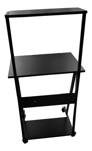 Imagen 4 de 4 de Mesa Para Computador Escritorio Oficina Negro