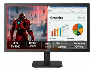 Monitor Gamer Lg 22 22u403a Full Hd 120hz 1ms Hdmi Preto