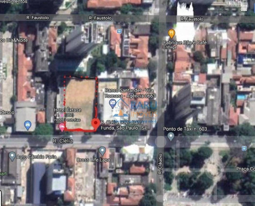 Terreno, 1630 M² - Venda Por R$ 21.190.000,00 Ou Aluguel Por R$ 60.000,00 - Vila Romana - São Paulo/sp - Te1122