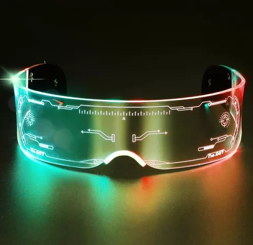 Lentes Para Fiesta Con Luces Led, Cosplay