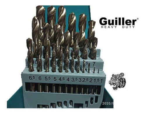 Juego Mechas Acero Rapido 25 Guiller Tigre Discos