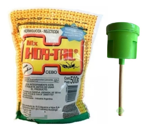 Cebo Hortal Hormigas 500g + Portacebo Combo Gabba Grow