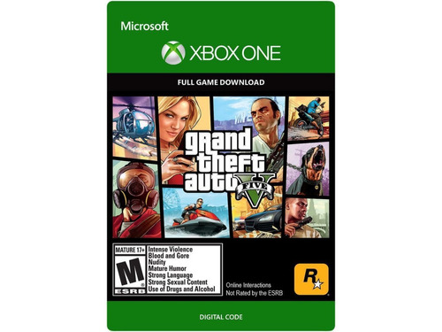 Gta 5 - Gta V - Código 25 Digitos - Xbox One - Digital