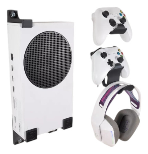 Soporte Pared Para Xbox One Series S Controles Y Audifonos Series S